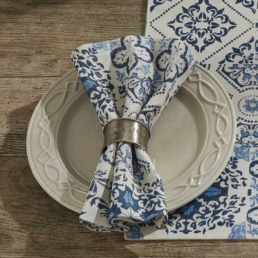 Delft Tile Napkin Set of 6 Park Designs - The Fox Decor